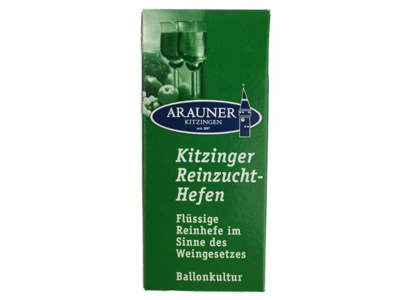 Arauner Kitzinger Reinzucht-Hefen Burgund flüssig für 50l Arauner Kitzinger Reinzucht-Hefen Burgund flüssig für 50l