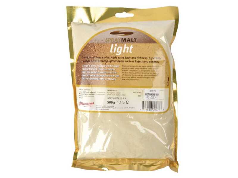 Malt extract powder Muntons light 500g