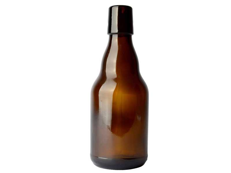 Swingtop bottle 33 cl Steinie, brown, without cap, box of 12