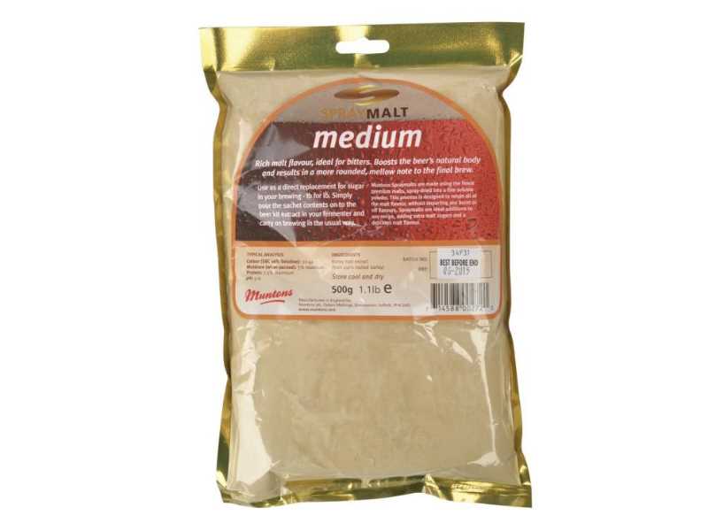 Malt extract powder Muntons medium 500g