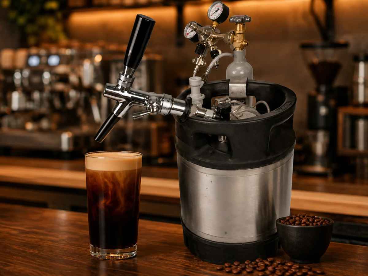 NC Keg mit Zapfhahn für Cold Brew und Nitro Coffee