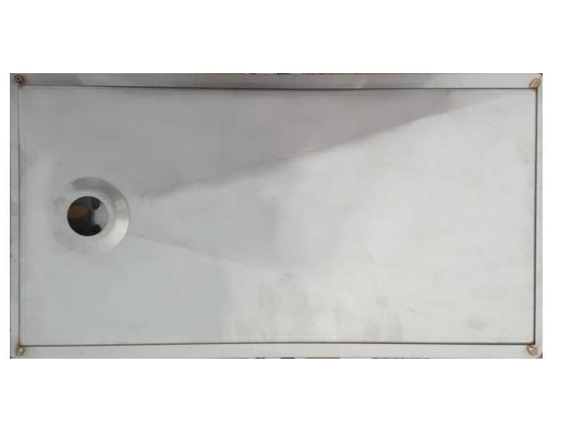 Drip tray for recessing 440x240 mm