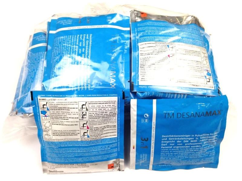 Reinigungsmittel für Glühweinzapfanlage 30x TM Desana Max fp 45g blau Reinigungsmittel für Glühweinzapfanlage 30x TM Desana Max fp 45g blau
