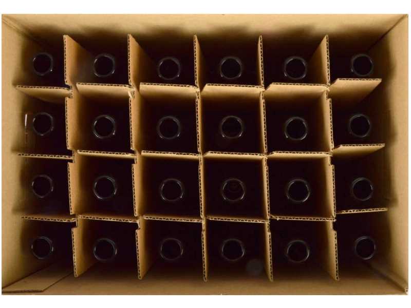 Beer bottle Vichy 25 cl, brown, 26 mm, carton 24 pieces