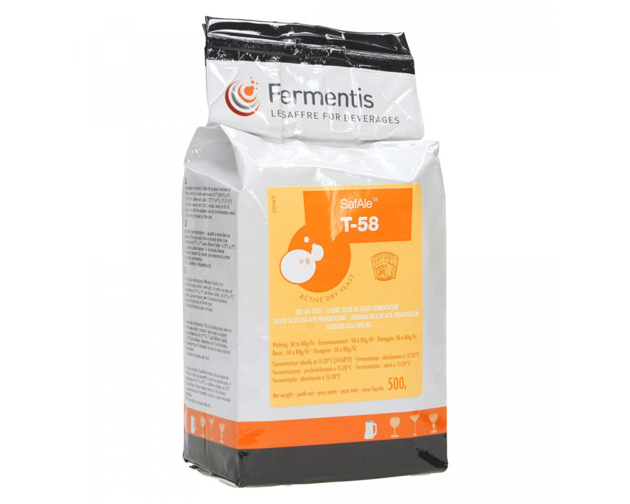 SafAle T-58 Bierhefe trocken obergärig 500g SafAle T-58 Bierhefe trocken obergärig 500g