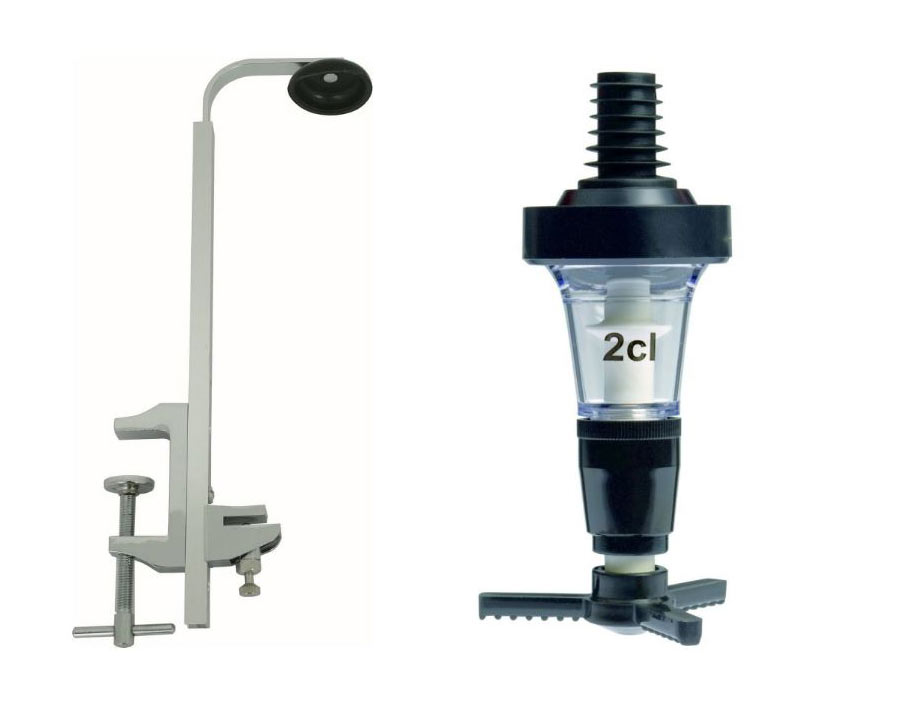 Portionierer 2cl + Flaschenhalter 0,7 - 1 L Flasche Portionierer 2cl + Flaschenhalter 0,7 - 1 L Flasche