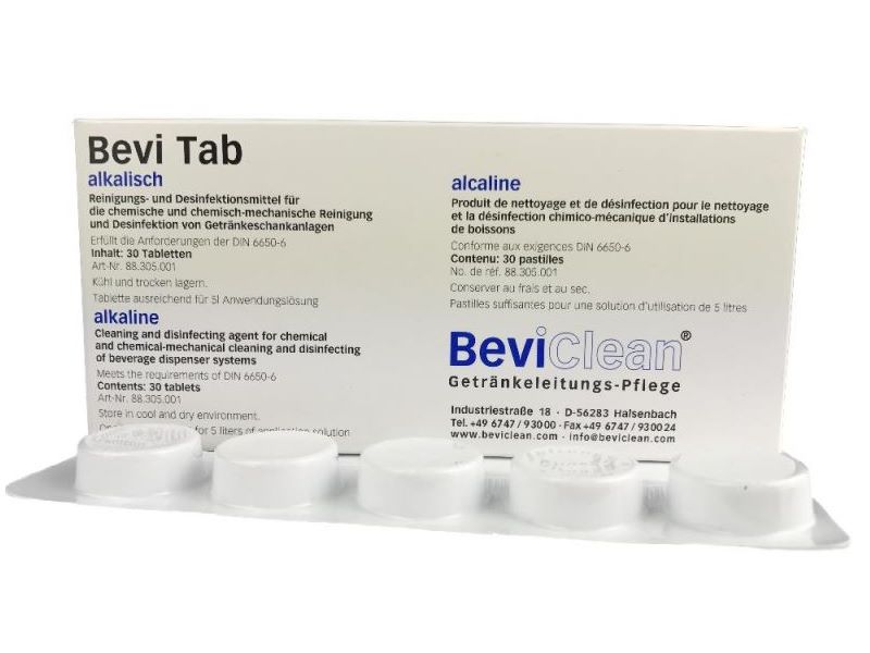 Bevi Tab alkaline tablets