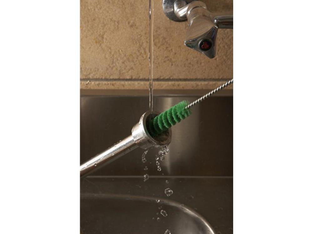 Vikan Rohrbürste mit Stiel, Ø20 mm, 500 mm, medium, Blau Vikan Rohrbürste mit Stiel, Ø20 mm, 500 mm, medium, Blau