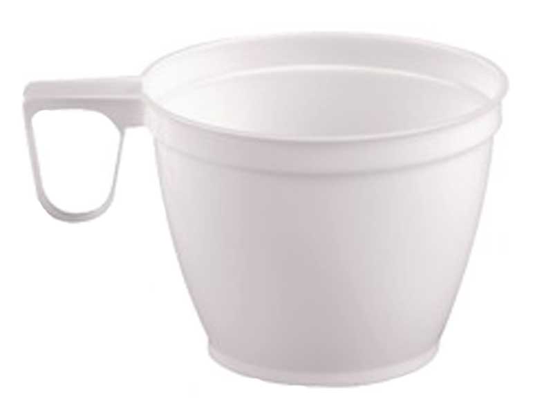 50 Kaffeetasse Coffee Einweg Tassen Plastik weiß 160ml 50 Kaffeetasse Coffee Einweg Tassen Plastik weiß 160ml