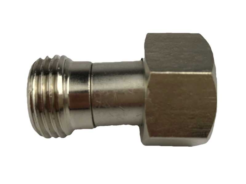 Schlauch-Verbinder Metall mit Tülle in 4 mm auf 3 /4 " Zapfanlage Druckminderer 