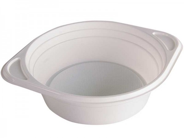 Weiß Suppenterrinen Suppenteller 500ml Einweggeschirr weiße 0,5L Teller aus Kunststoff 100