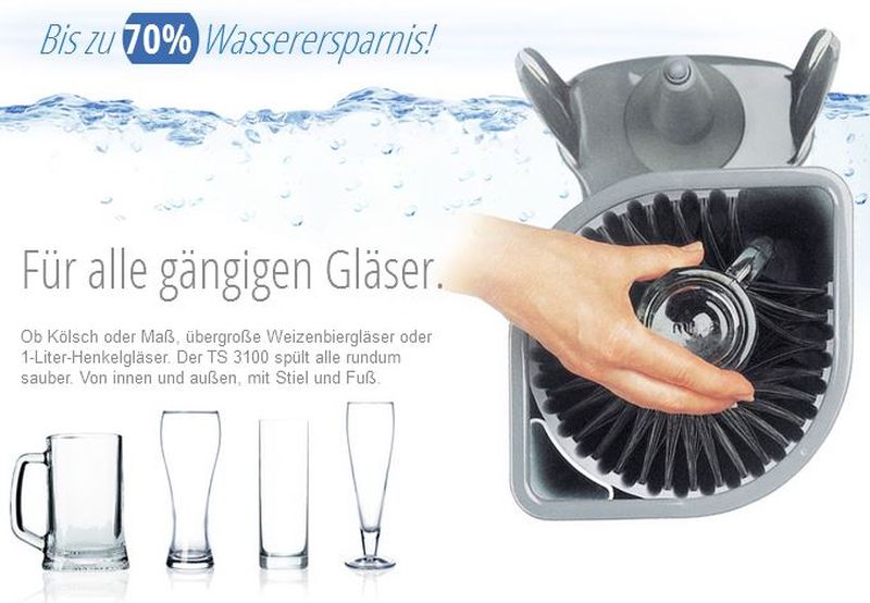 Gläserspülgerät Teleskop-Gläserspüler Delfin Gastro Profi NEU 